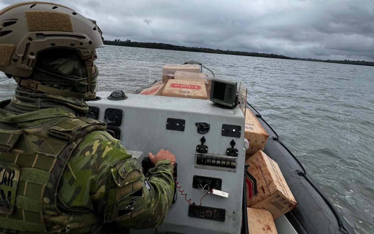 Lago de Itaipu, no rio Paraná, é um dos principais acessos à maconha traficada do Paraguai para o Brasil.