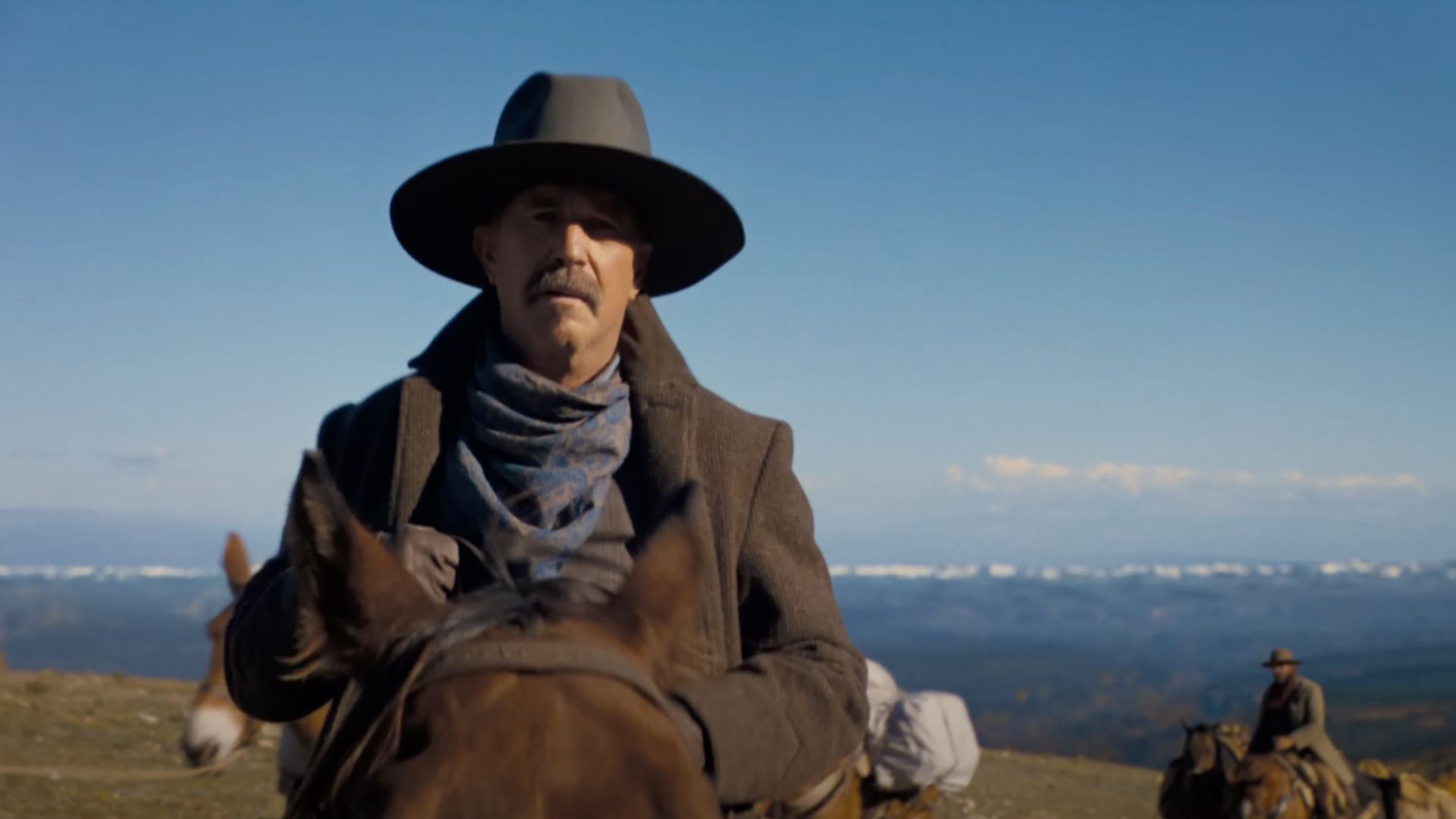 O ator e diretor Kevin Costner em cena da primeira parte de &#8220;Horizon: An American Saga&#8221;