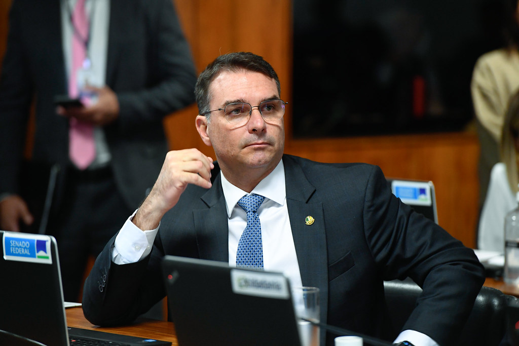 O senador Flávio Bolsonaro (PL-RJ)