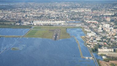 Aeroporto Salgado Filho, em Porto Alegre