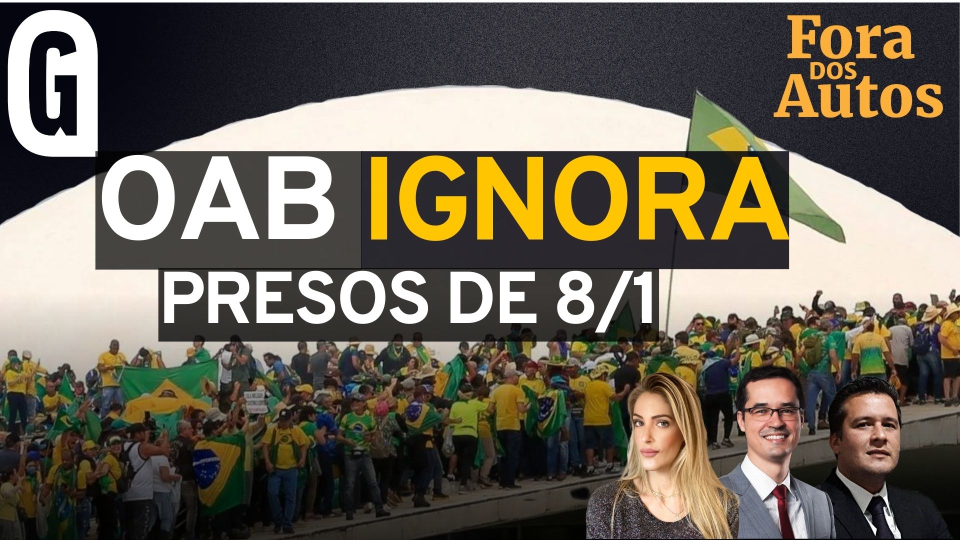 O programa Fora dos Autos discute a falta de ajuda aos presos do 8 de janeiro.