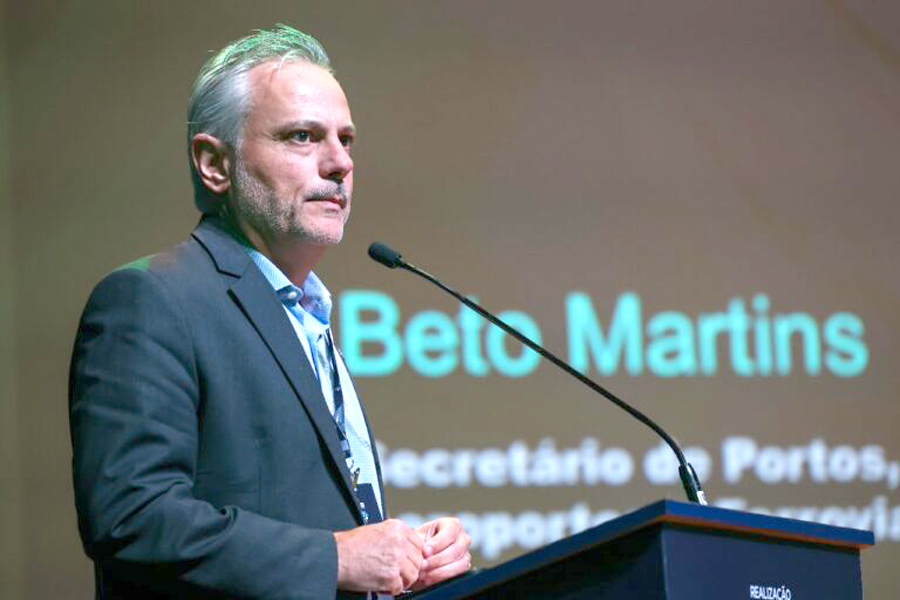 Beto Martins (PL) é secretário de Portos, Aeroportos e Ferrovias de Santa Catarina.