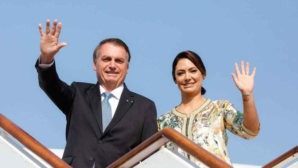 Jair Bolsonaro (PL) e Michelle Bolsonaro (PL) são aguardados na superconvenção do MDB em São Paulo.