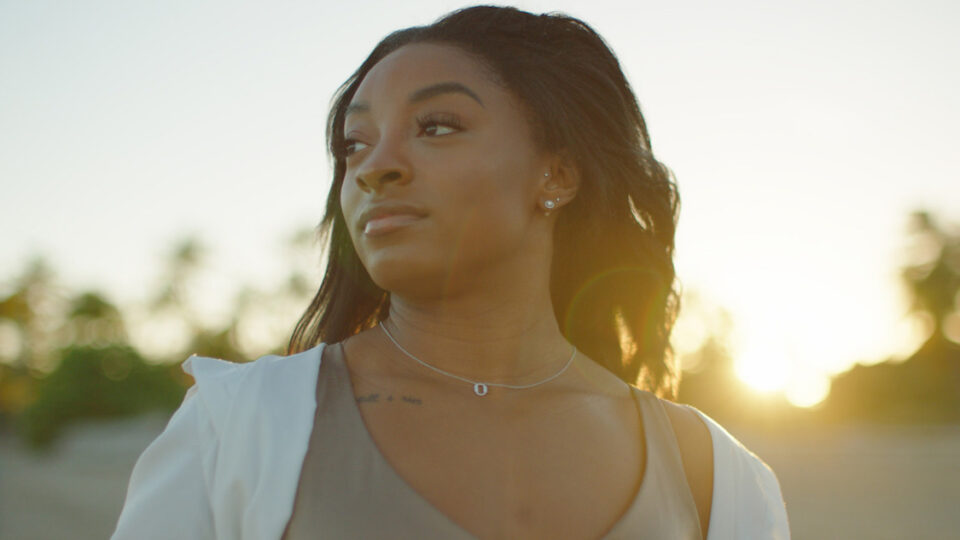 Simone Biles, que motiva minissérie documental na Netflix