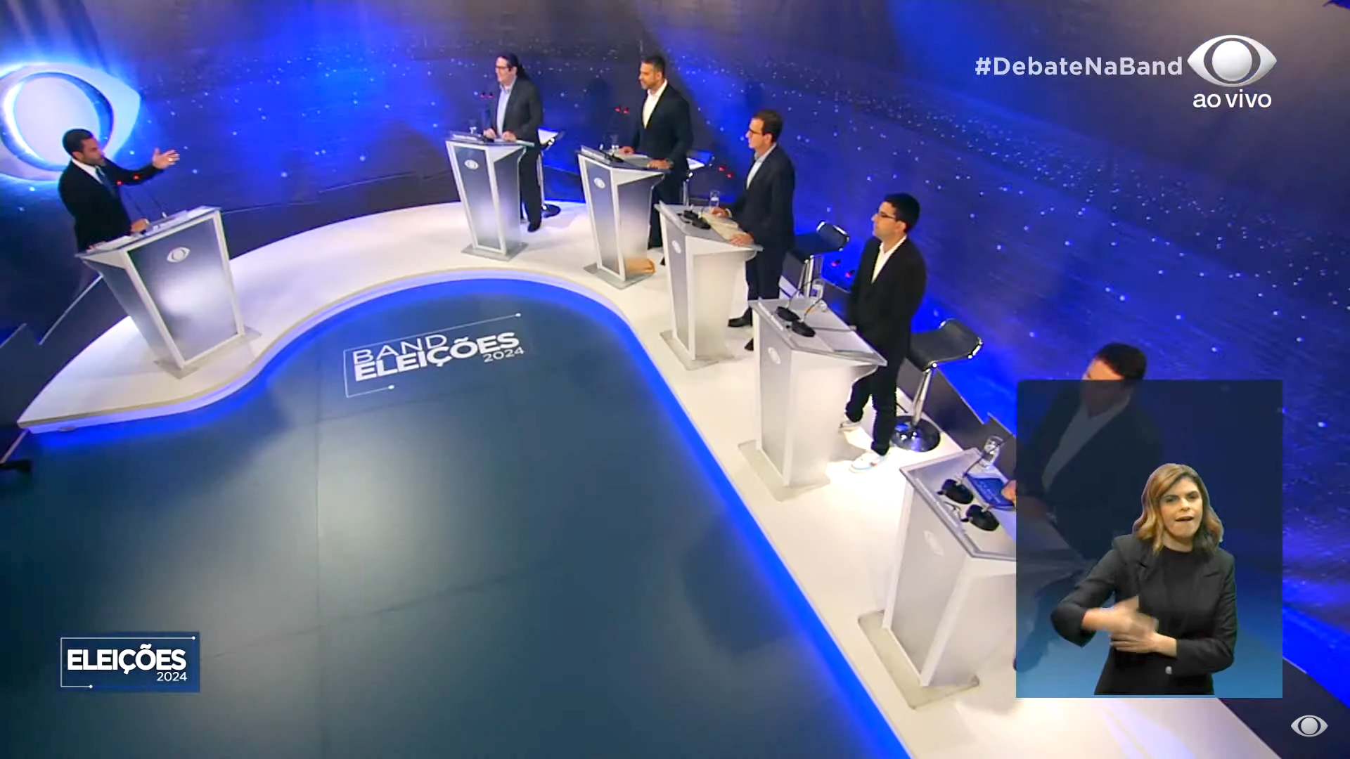 Prefeito Eduardo Paes foi o principal alvo dos candidatos no debate da Band