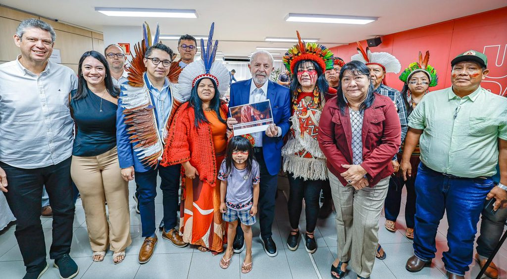 Lula se reúne com lideranças indígenas do Mato Grosso do Sul neste sábado (10)