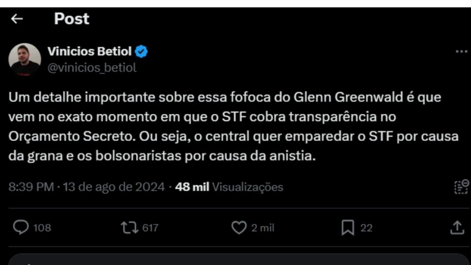 Betiol: especulação sobre reportagem da Folha