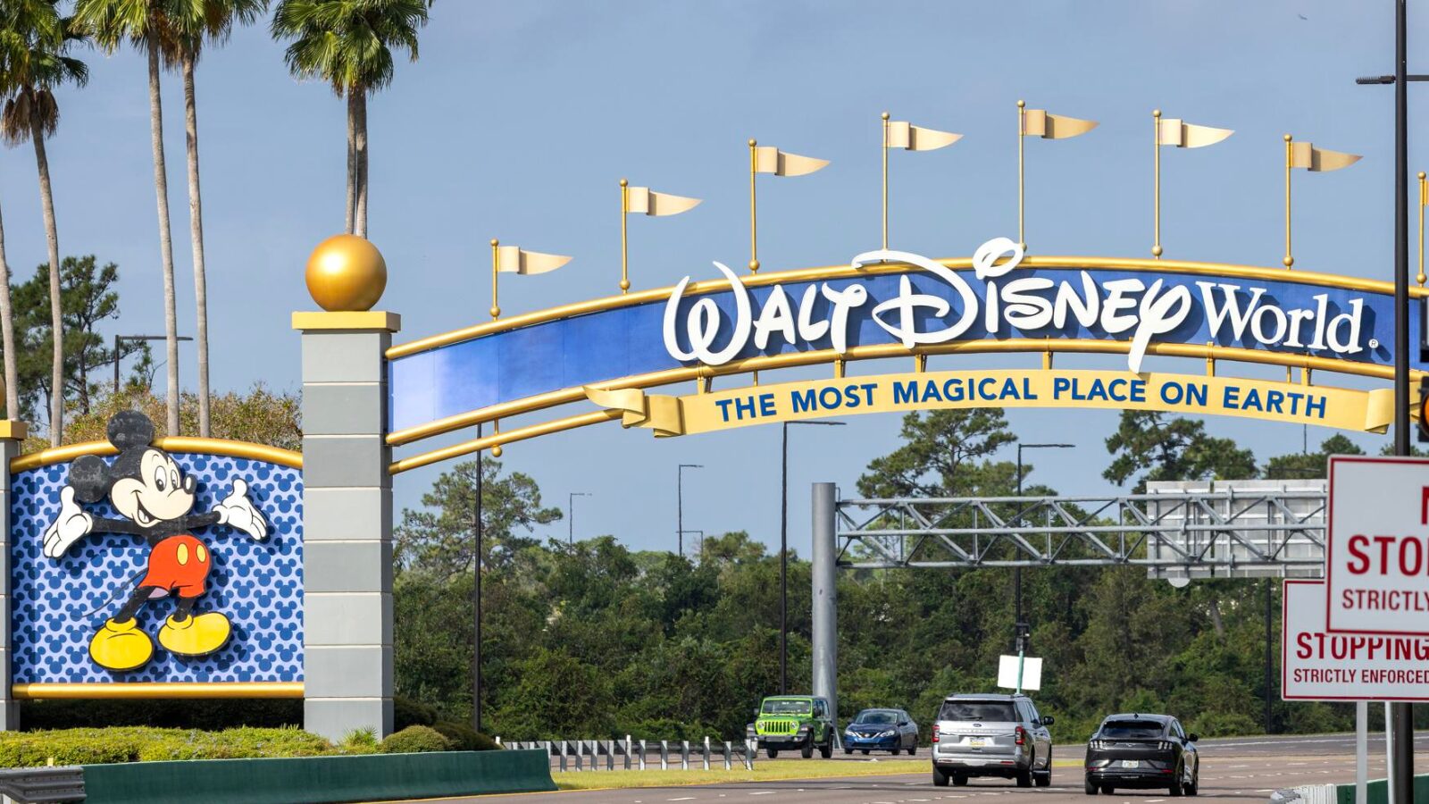 Entrada da Disney World em Orlando, na Flórida: processo judicial