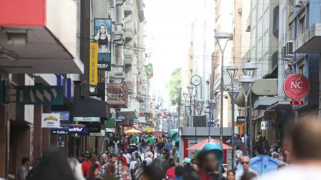 Região central de Porto Alegre, capital do Rio Grande do Sul.