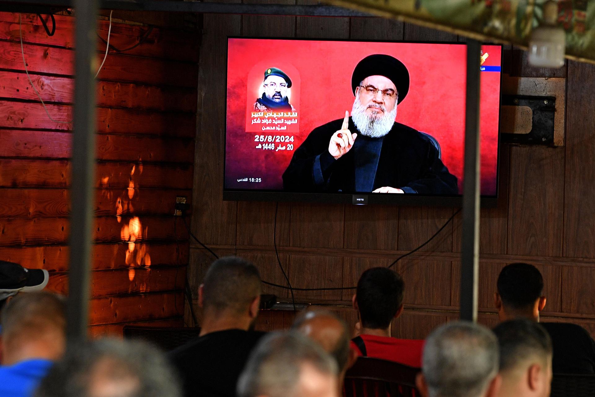 O alvo do ataque, segundo uma fonte israelense, era o líder do Hezbollah, Hassan Nasrallah