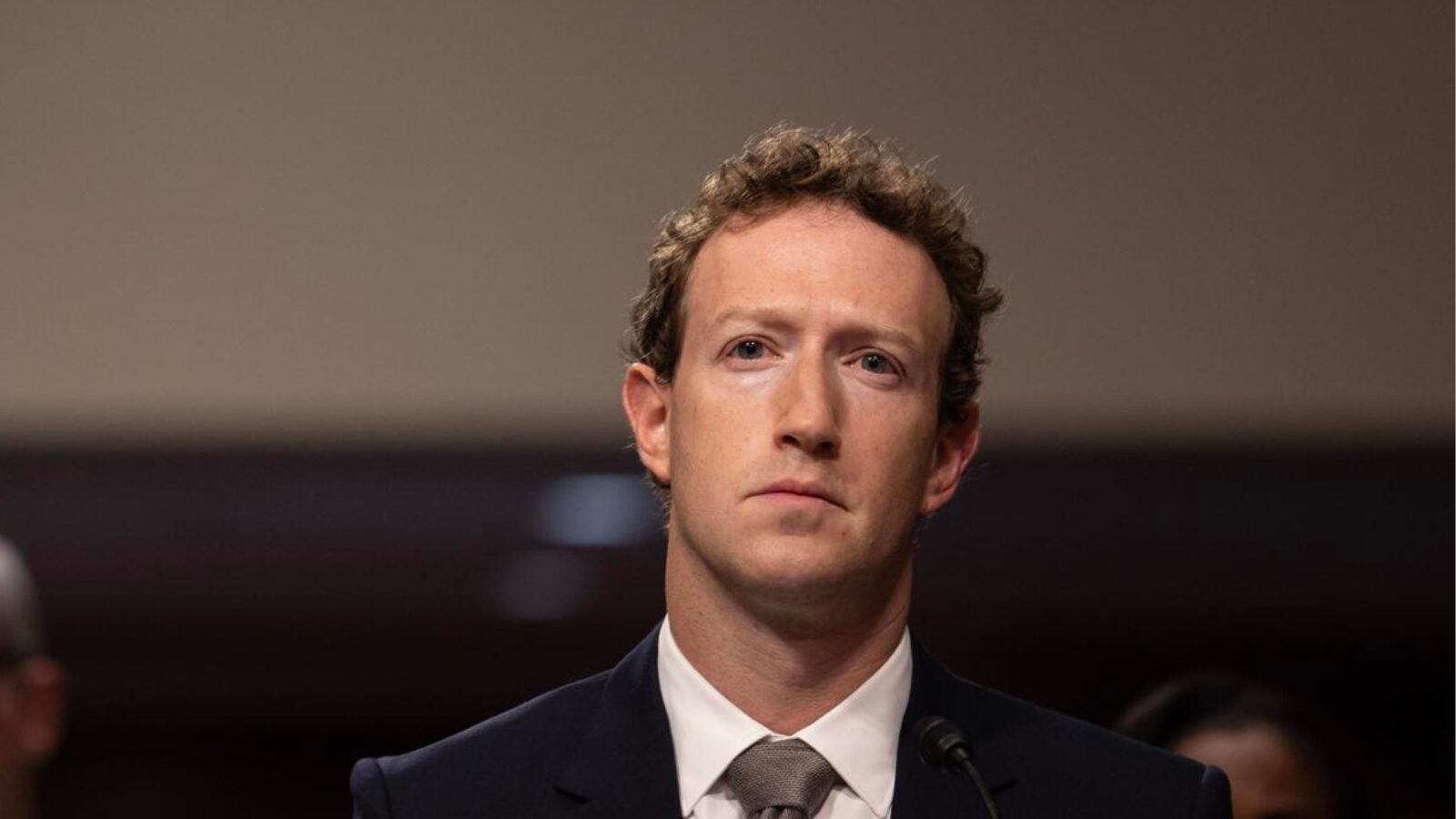 O CEO da Meta, Mark Zuckerberg, durante depoimento ao Senado em janeiro deste ano