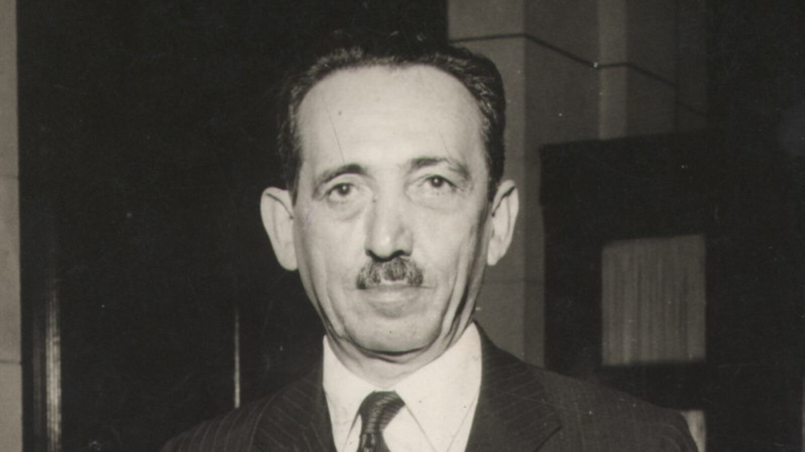 Plínio Salgado, fotografado em 1959: líder do integralismo no Brasil.