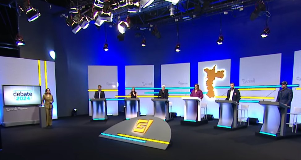 Debate da TV Gazeta convidou cinco candidatos à prefeitura de São Paulo.