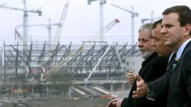 Eduardo Paes, Sérgio Cabral e Lula