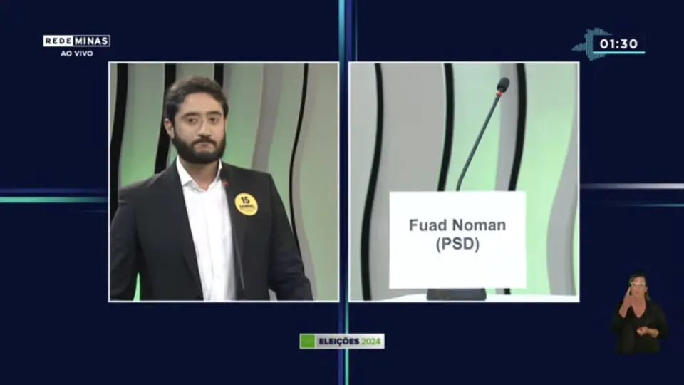 Debate na Rede Minas marcou o segundo encontro entre os candidatos em BH nas eleições 2024