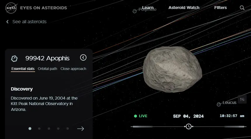 asteroide apophis