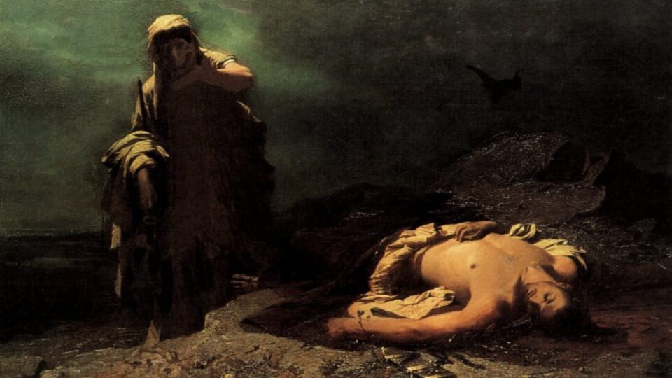 Desobediência civil: quando é legítimo contrariar uma ordem do Estado? Antígona diante do cadáver do irmão, em intura de Nikiforos Lytras (1865): menção à desobediência civil