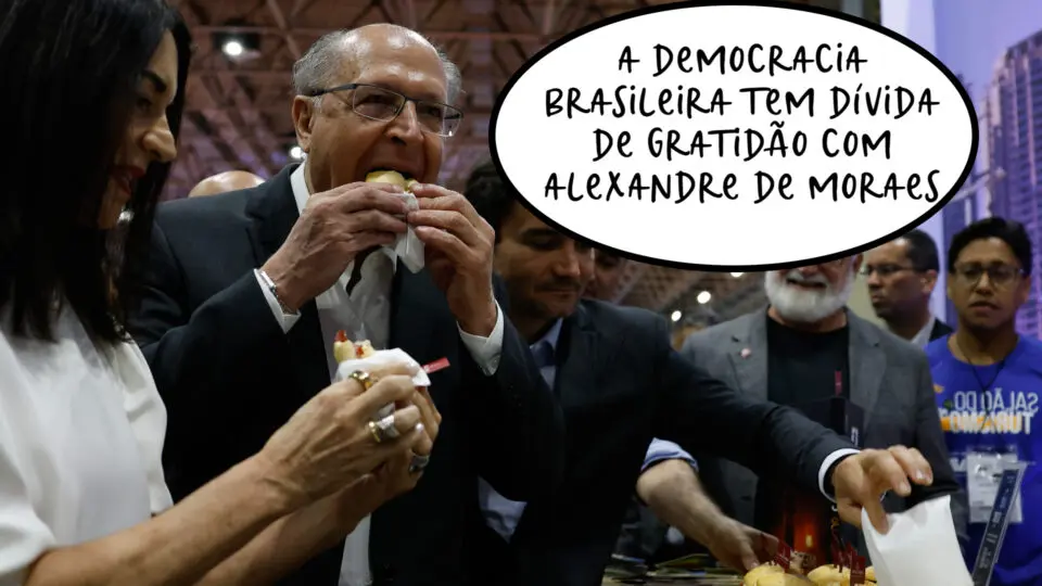 Geraldo Alckmin: "A democracia brasileira tem dívida de gratidão com Alexandre de Moraes"