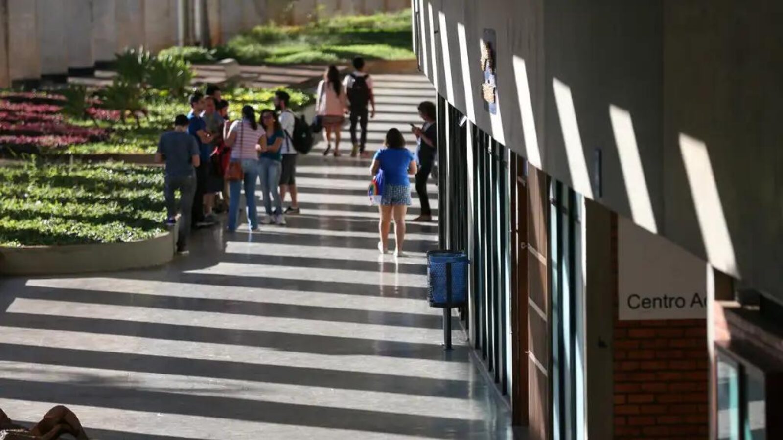 Estudantes no campus da UnB (da Universidade de Brasília): instituição tem representantes entre vencedores do Prêmio CAPES