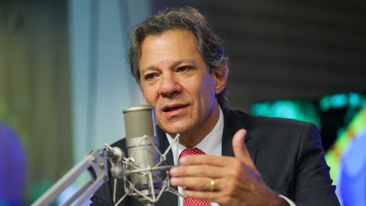 O ministro da Fazenda, Fernando Haddad