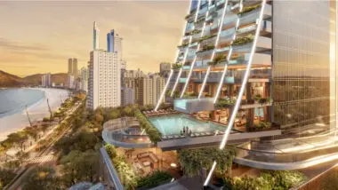 Senna Tower contará com mansões suspensas e triplex na cobertura.