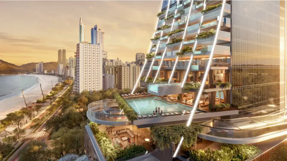 Senna Tower contará com mansões suspensas e triplex na cobertura.