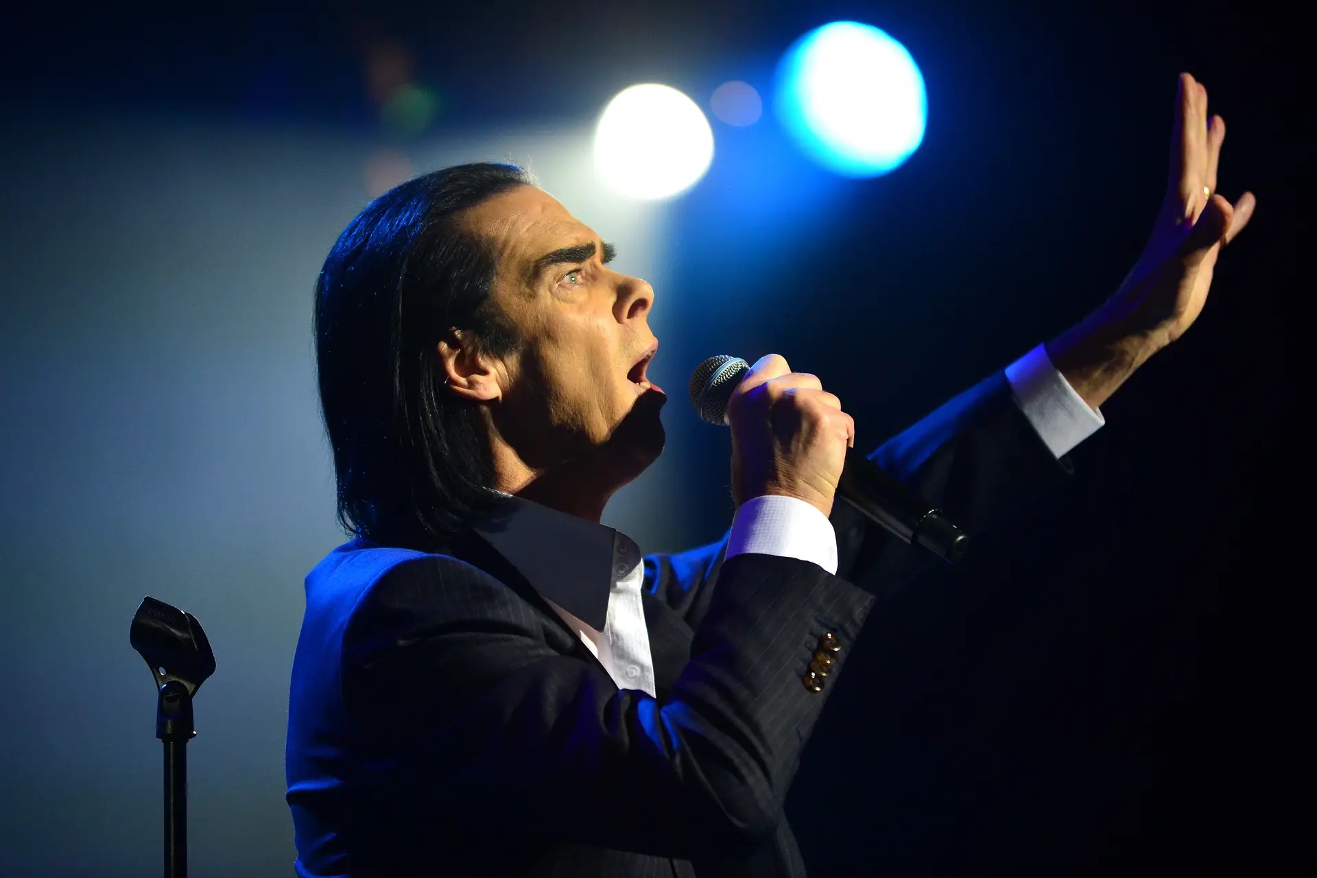 O cantor e compositor australiano Nick Cave, que lançou novo álbum com o The Bad Seeds