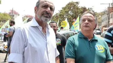 Kalil e Tramonte em campanha eleitoral de Belo Horizonte