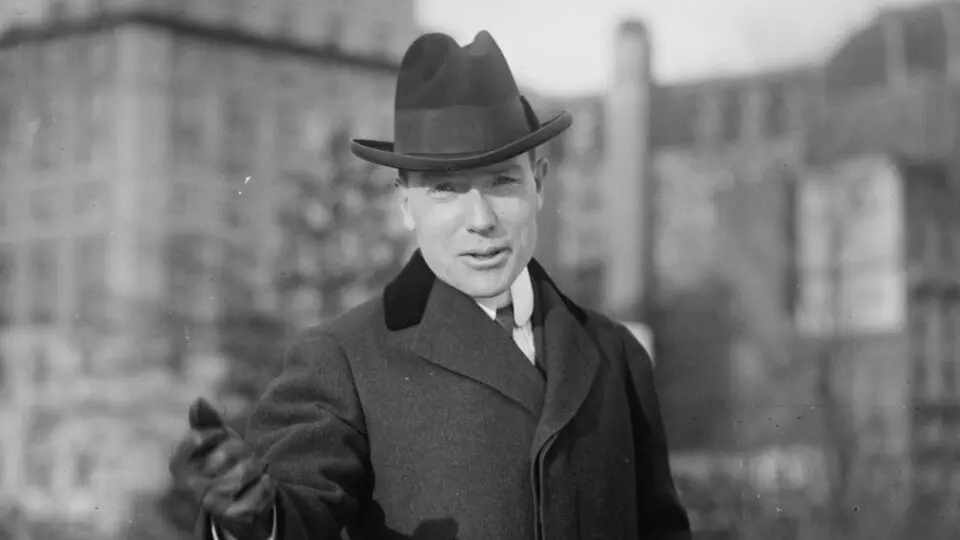John Rockefeller Jr. em foto de 1920