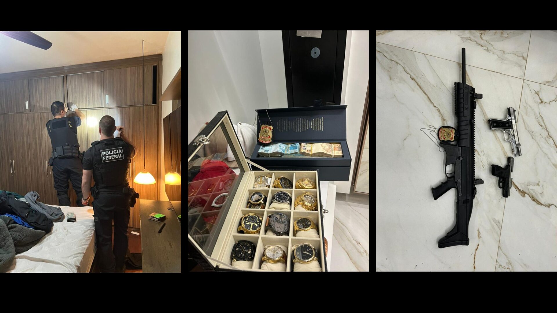 A PF cumpriu 6 mandados de busca e apreensão, 1 mandado de prisão preventiva, além do bloqueio de valores em cerca de R$ 26 milhões