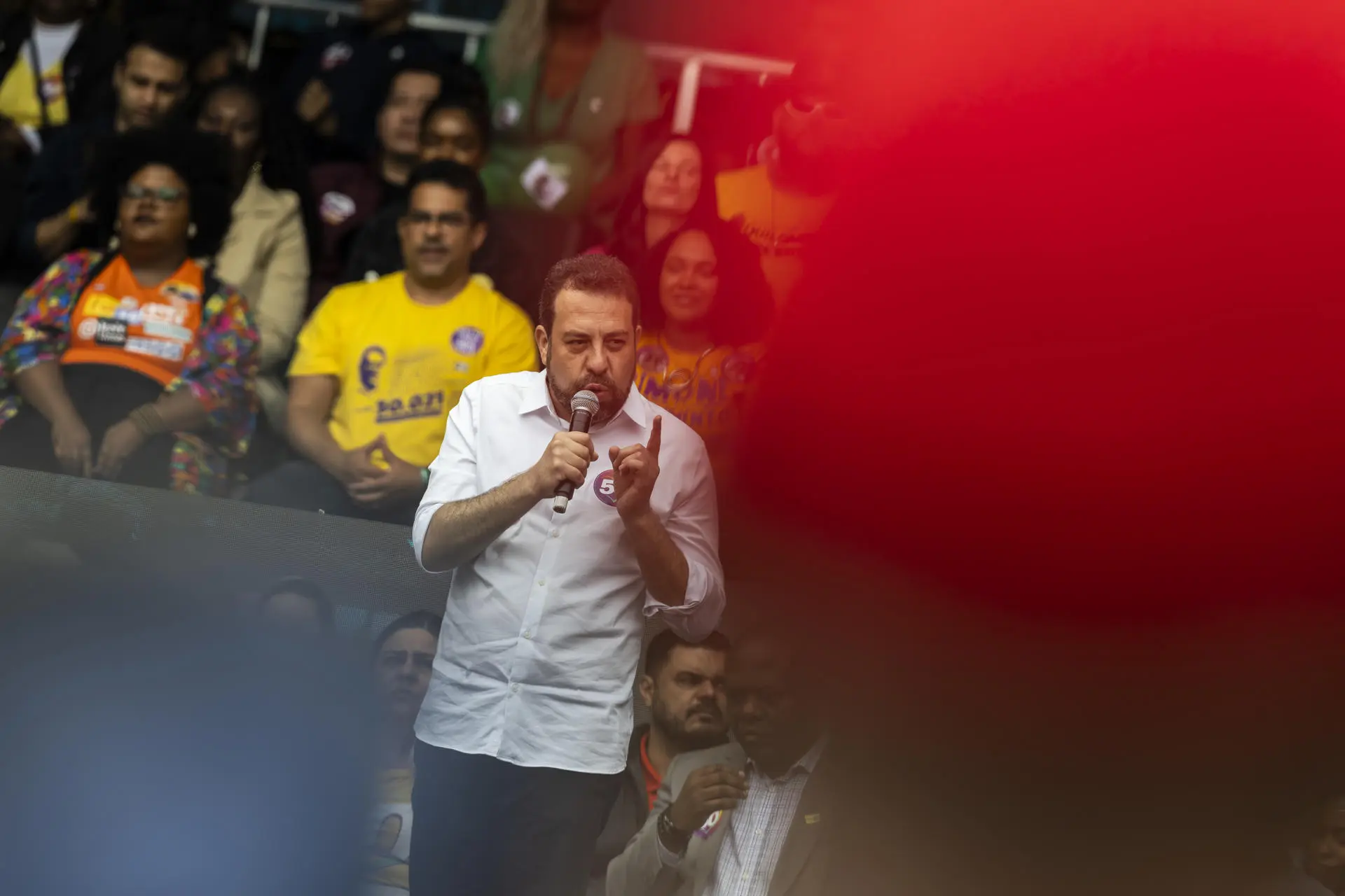 Candidato a prefeito de São Paulo Guilherme Boulos