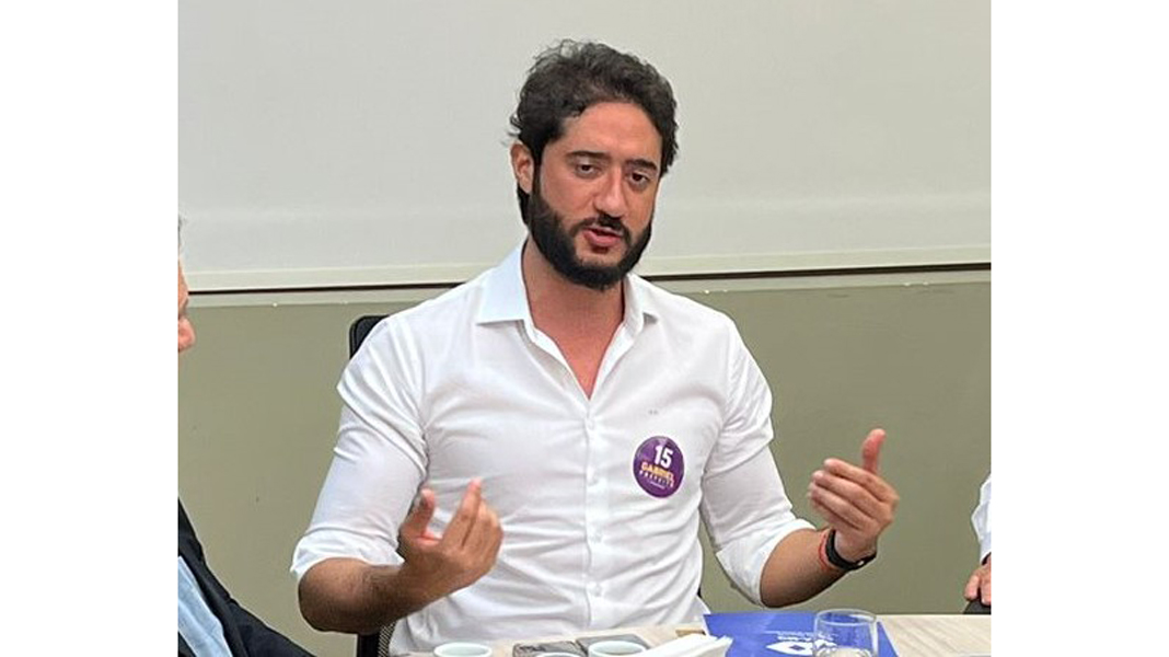 Gabriel Azevedo é o candidato do MDB à prefeitura de Belo Horizonte.