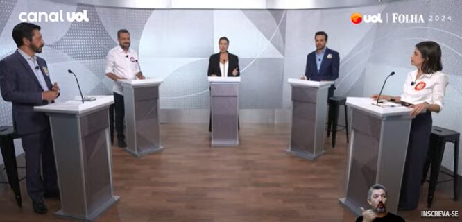 Debate para prefeitura de São Paulo é realizado a seis dias da eleição