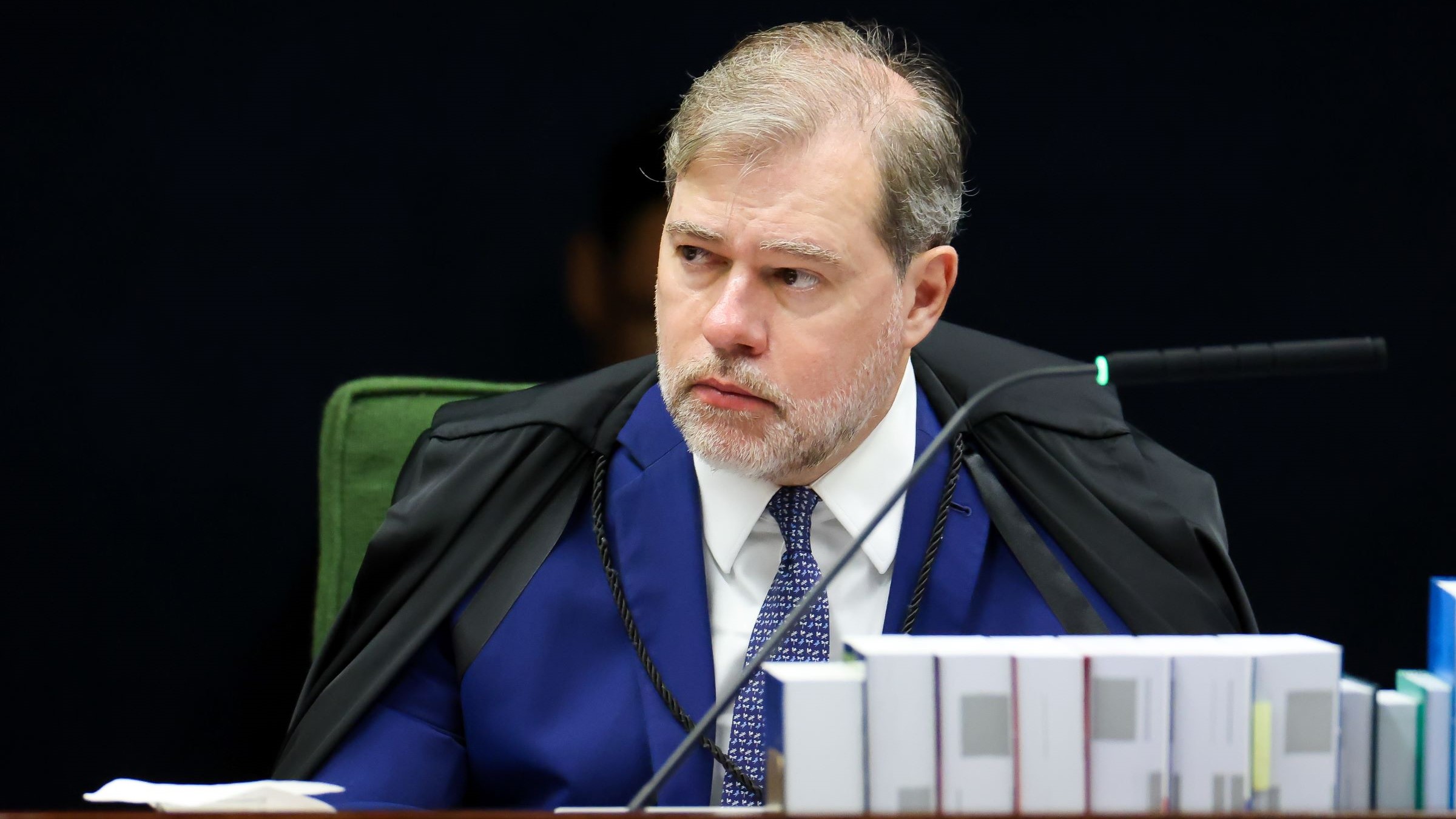 Dias Toffoli em sessão da Segunda Turma do STF: ministro anulou condenações de Leo Pinheiro, da OAS, um dos principais delatores da Lava Jato.