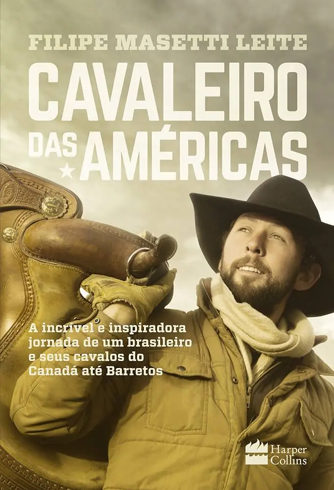Capa do livro "Cavaleiro das Américas", publicado em 2017