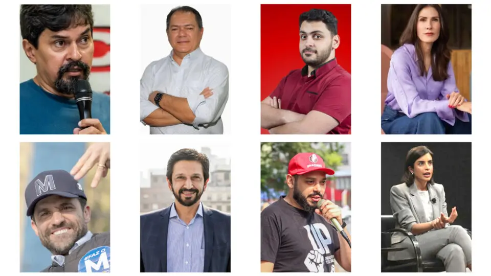 Em São Paulo, Gazeta do Povo entrevistou os candidatos Altino Prazeres (PSTU), Bebeto Haddad (DC), João Pimenta (PCO), Marina Helena (Novo), Pablo Marçal (PRTB), Ricardo Nunes (MDB), Ricardo Senese (UP) e Tabata Amaral (PSB).