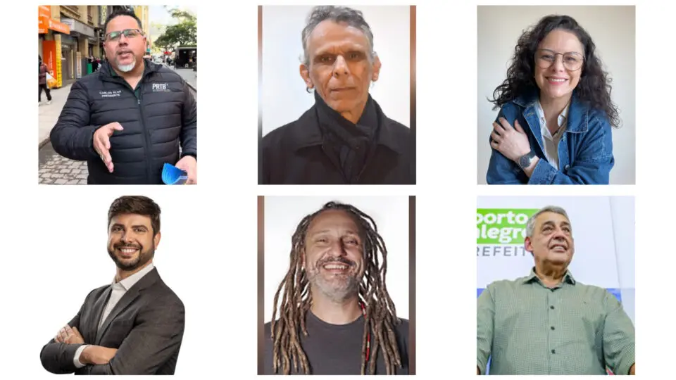 Em Porto Alegre, a Gazeta do Povo entrevistou os candidatos Carlos Alan (PRTB), Cesar Pontes (PCO), Fabiana Sanguiné (PSTU), Felipe Camozzato (Novo), Luciano do MLB (UP) e Sebastião Melo (MDB).