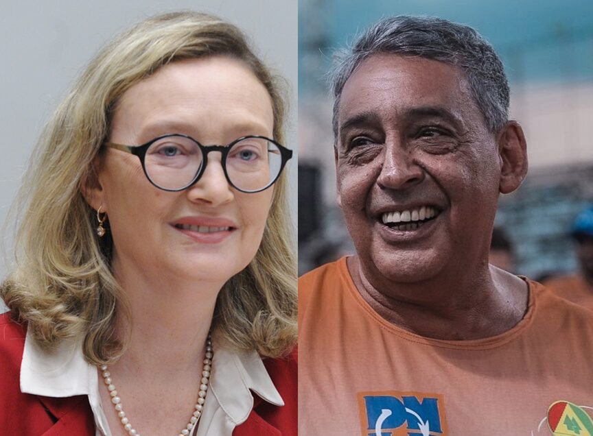 Sebastião Melo (MDB) e Maria do Rosário (PT) disputarão a prefeitura de Porto Alegre no segundo turno das eleições.