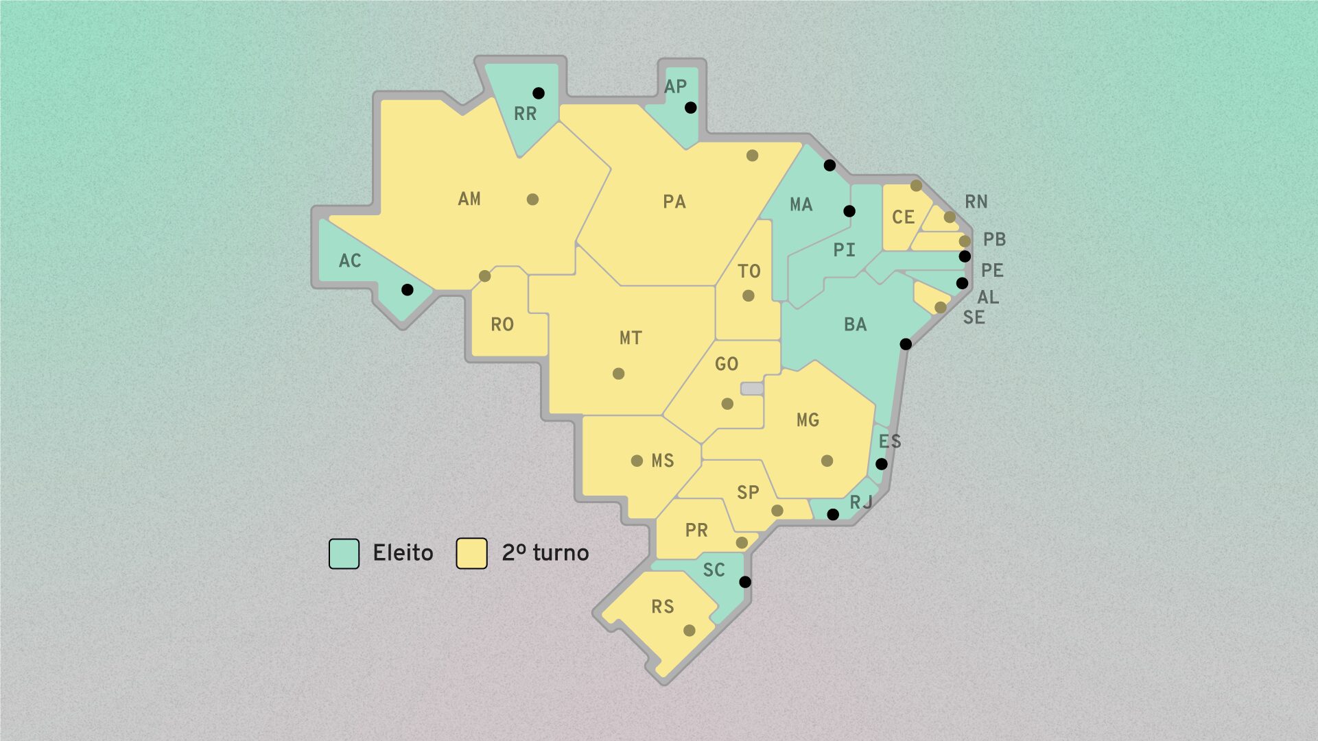 15 capitais terão segundo turno em 27 de outubro