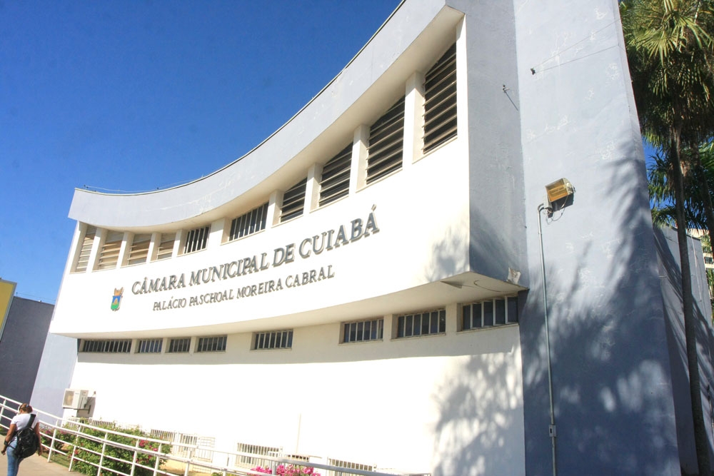 Fachada da Câmara Municipal de Cuiabá