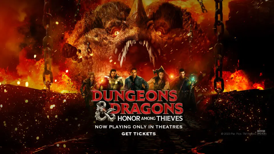 Cartaz do filme "Dungeons & Dragons: Honra entre Rebeldes"