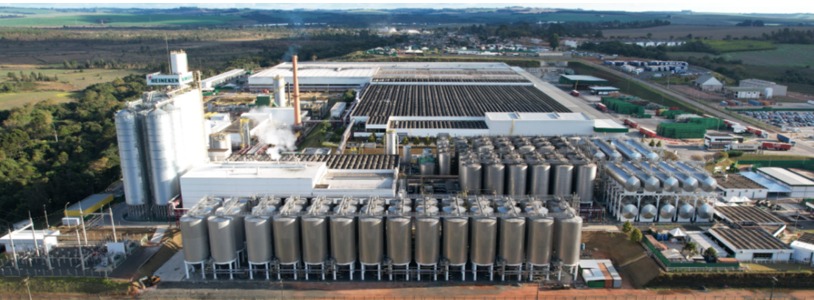 Fábrica da Heineken em Ponta Grossa, após expansão que custou R$ 1,5 bilhão.