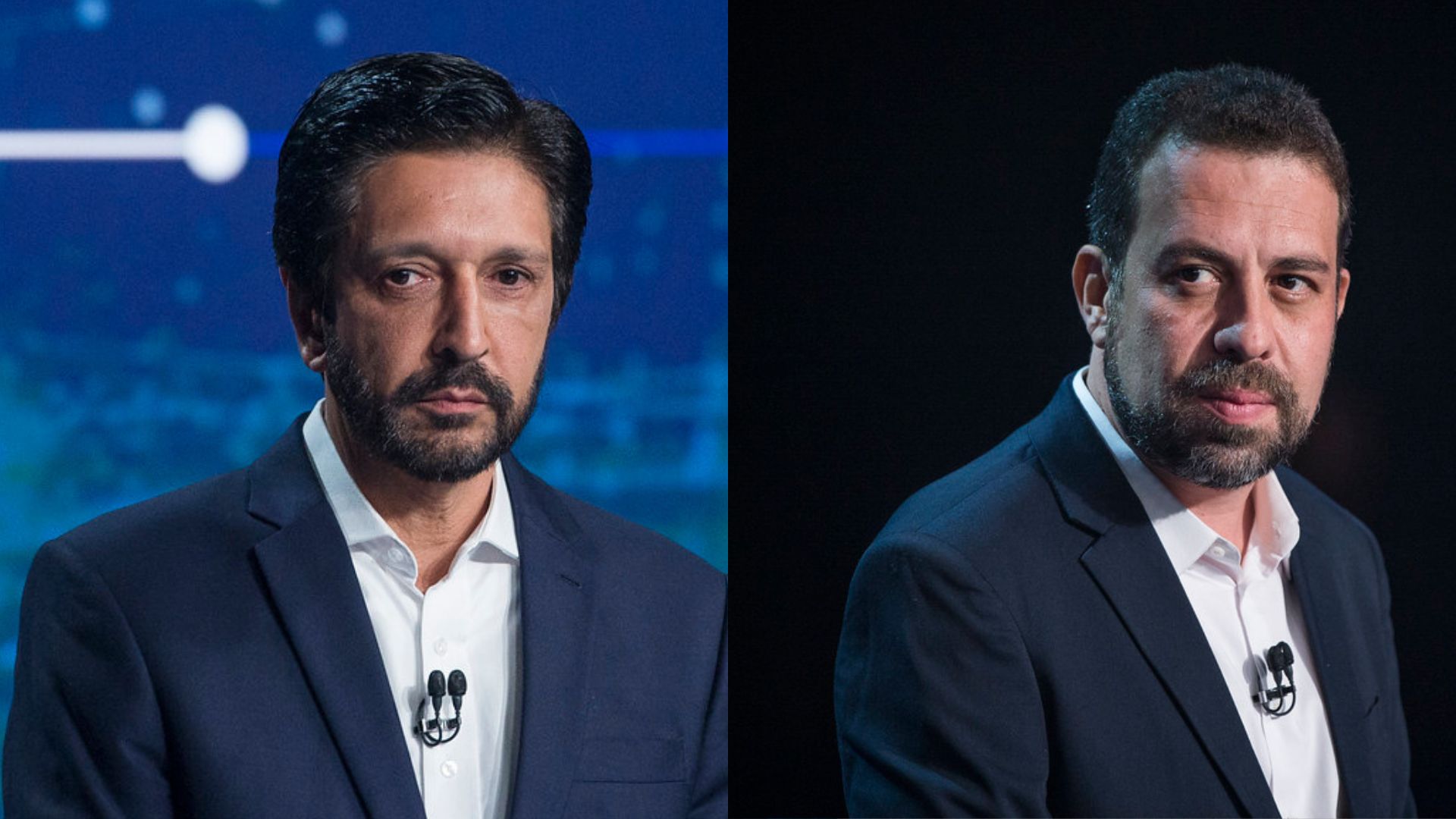 Ricardo Nunes e Guilherme Boulos se enfrentam em debate na Band, nesta segunda-feira (14)