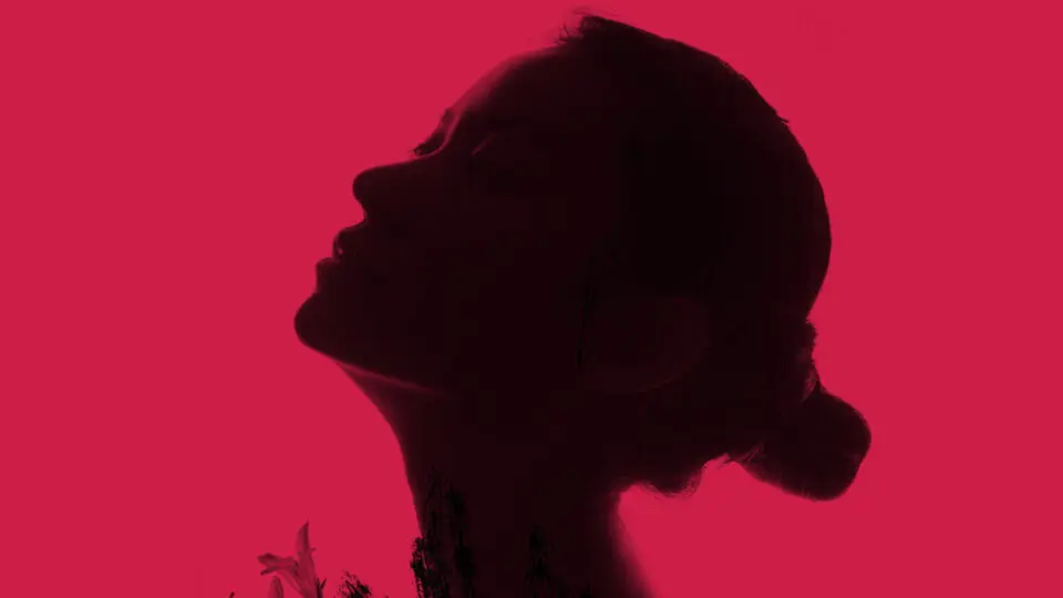 Detalhe da capa do livro "A Vegetariana", de Han Kang
