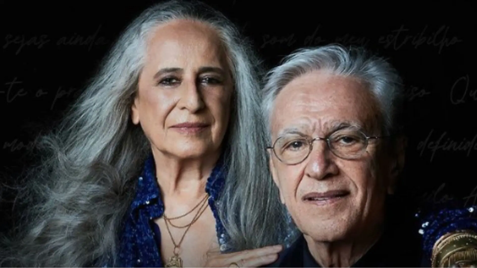 Maria Bethânia e Caetano Veloso, que estão em turnê pelo país com um show em conjunto