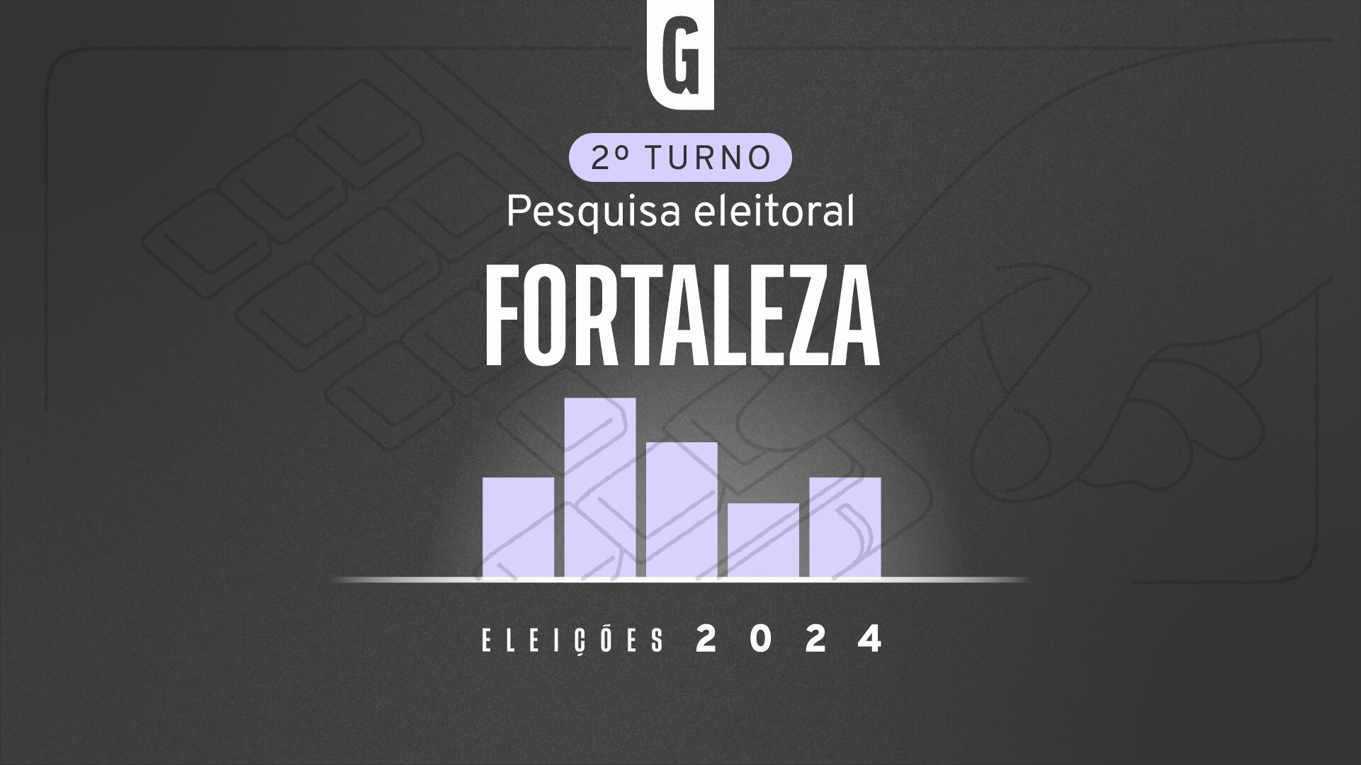 Quaest entrevistou 900 eleitores em Fortaleza sobre o voto para o 2º turno.