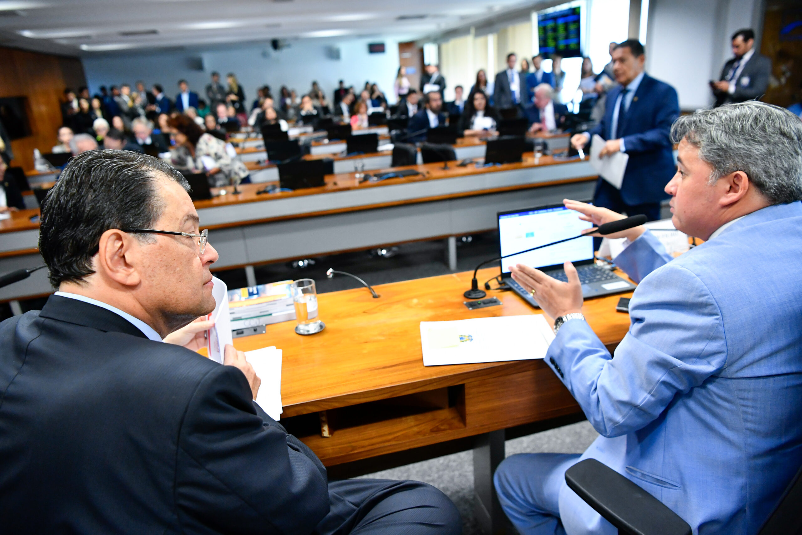 Sessão da Comissão de Constituição, Justiça e Cidadania (CCJ), nesta quarta-feira (23)