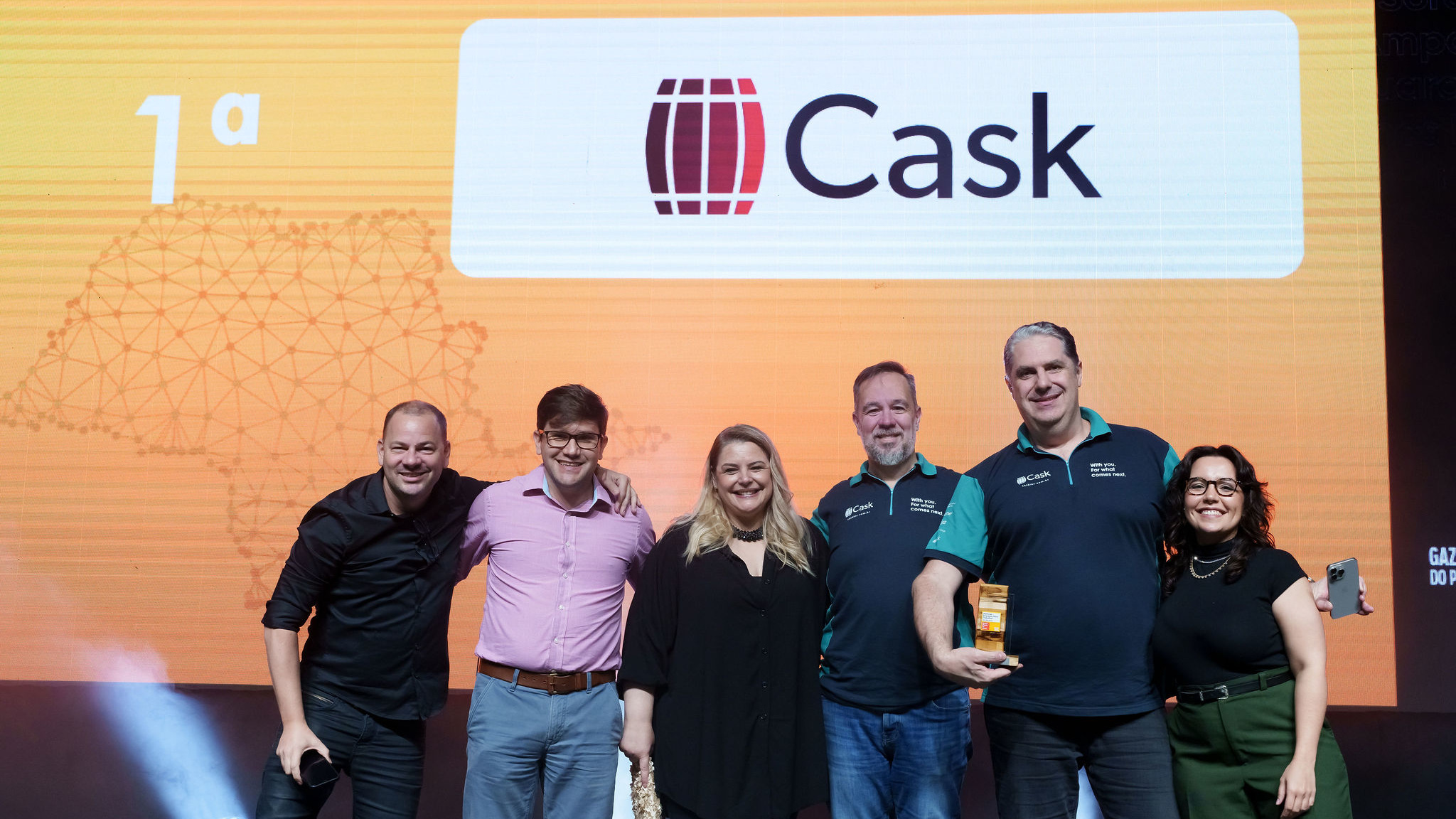 Cask Consultoria conquistou o primeiro lugar na categoria Pequena Empresa da Grande São Paulo no prêmio Great Place to Work