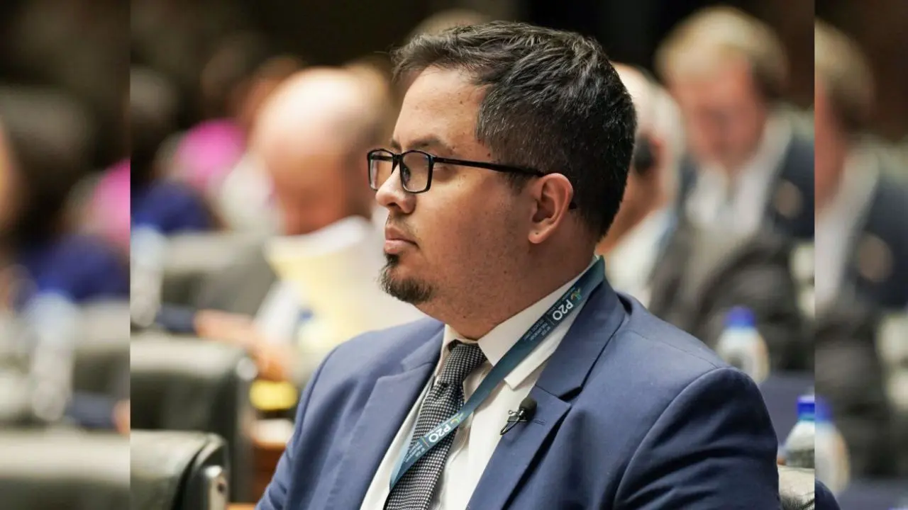 Jorge Santiago Pauli durante participação no P20, no Congresso Nacional, em Brasília