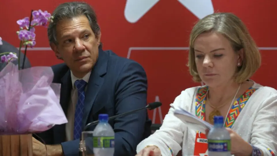 Gleisi e Haddad
